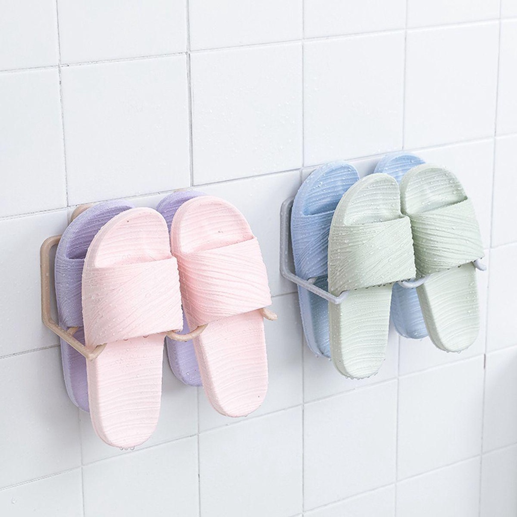 Giá Treo Dép Hai Tầng Gắn Tường Tiện Lợi