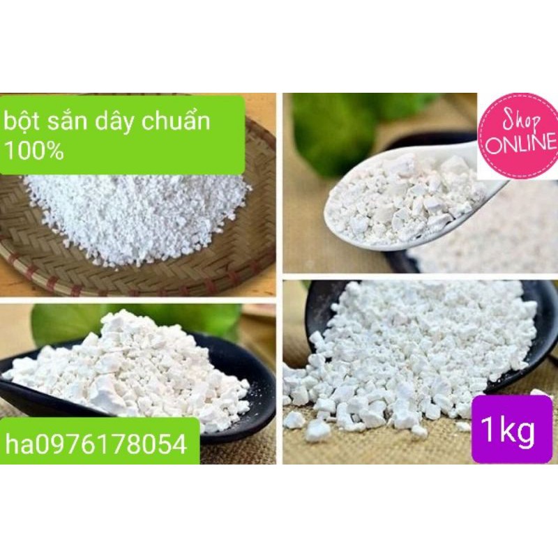 bột sắn dây ( 1 kg ) 100% mới