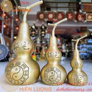 Hồ lô bát quái chữ phúc bằng đồng