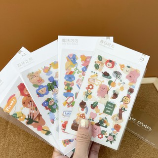 Sticker Nhựa PVC Eslite (3 tờ/set)