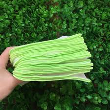 SET 10 KHĂN XÔ SỮA MIPBI XUẤT NHẬT(VIỀN XANH, VIỀN HỒNG)