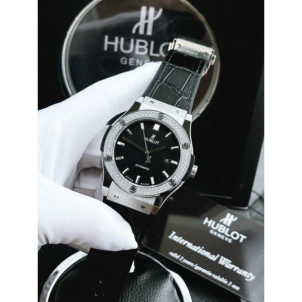 Đồng Hồ Nam HUBLOT Classic Fushion 42mm Viền Đá - Đồng Hồ Nam Máy Cơ Tự Động Hàng Cao Cấp Nhật