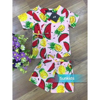 Combo 4ri bộ pijama bt 1-6t bé trai