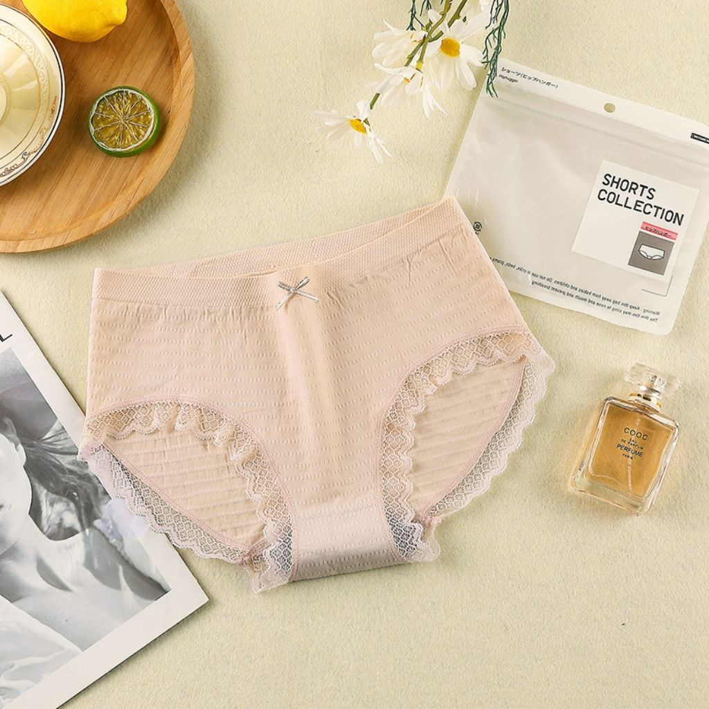 Quần lót nữ kháng khuẩn cotton ren sexy gợi cảm Q12