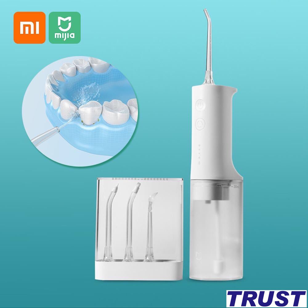 Máy Tăm Nước Xiaomi Mijia MEO701 - Vệ Sinh Răng Miệng - Kèm 4 Đầu Vòi Tiện Lợi - Chính Hãng