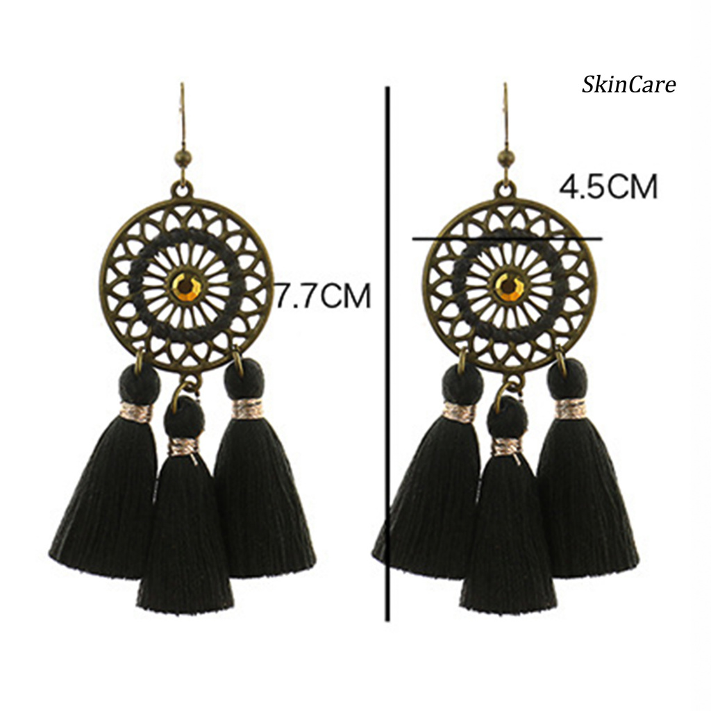 1 Đôi Bông Tai Handmade Phong Cách Bohemian Thời Trang Dự Tiệc Cưới Cho Nữ