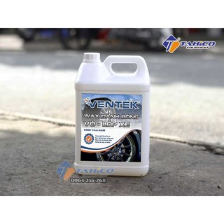 Dung dịch làm đen bóng vỏ lốp ô tô xe máy Ventek 5 lít