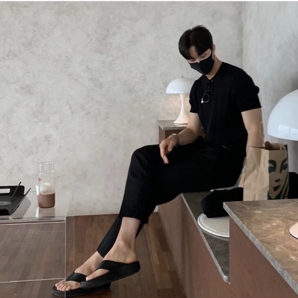 Áo Sơ Mi Tay Ngắn Họa Tiết Sọc Thời Trang Sành Điệu Cho Nam phong cách Hàn Quốc Simple Fanshion đan len áo phông form rộng
