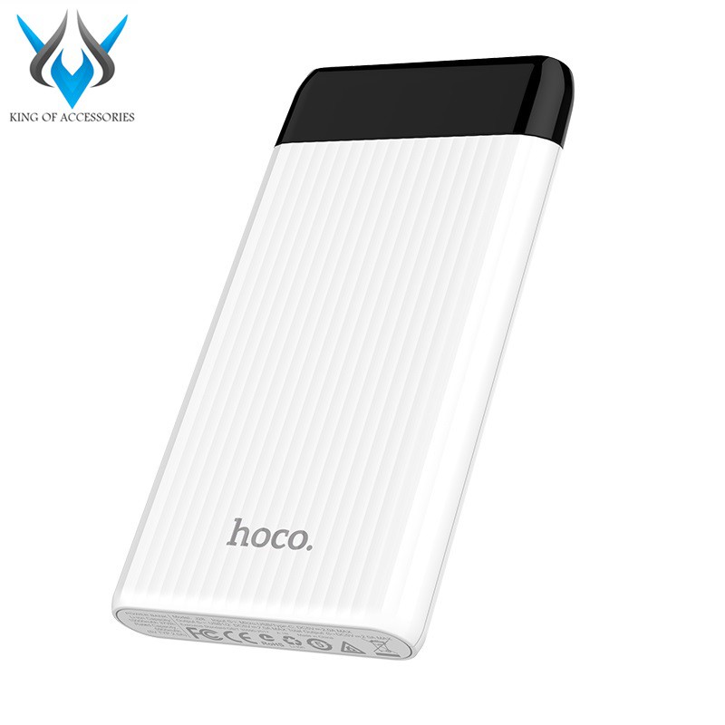 Pin sạc dự phòng Hoco J28 Shock power 10000mAh 2 cổng input (Trắng) - HÀNG CHÍNH HÃNG