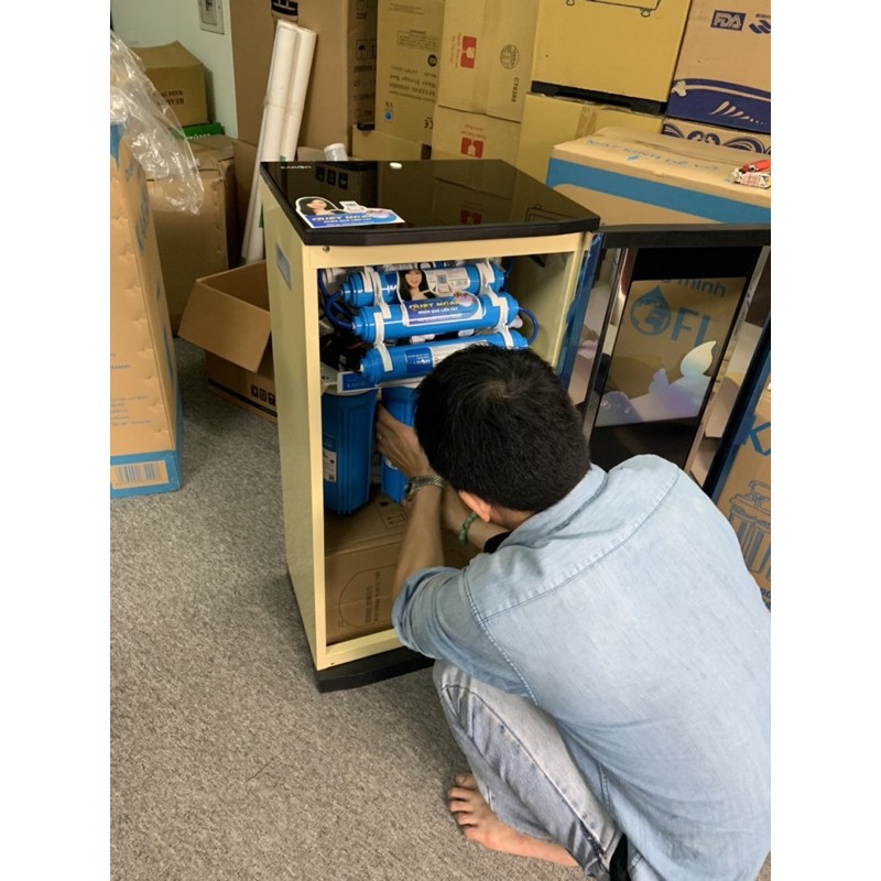 Máy lọc nước Karofi 8 cấp KT - ERO80 ♥ Máy Karofi 8 Cấp Có Tủ  👉 Máy Lọc Nước RO