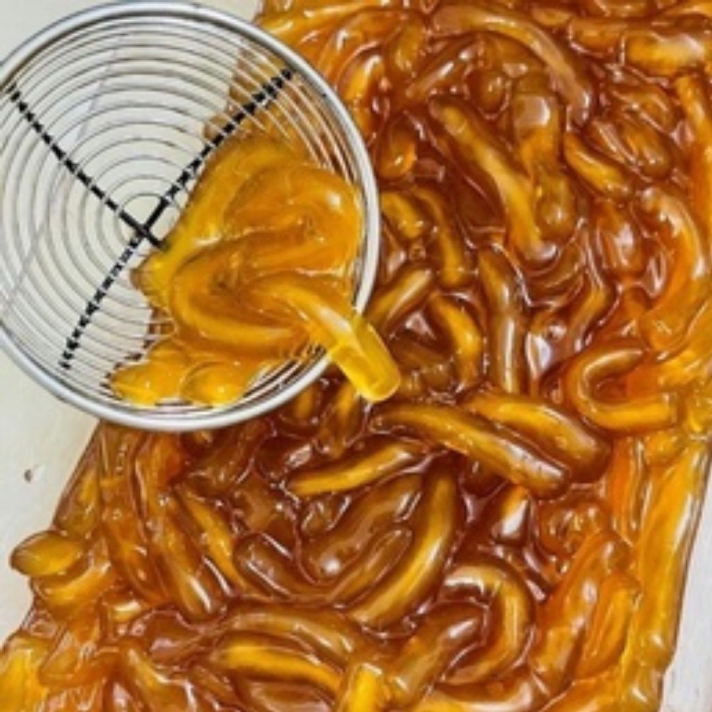 Trân châu sợi hương caramel Krub O,Trân châu sợi đặc biệt