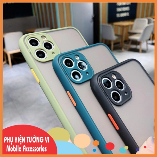 Ốp lưng nhám bảo vệ camera cho các dòng iPhone từ 6 tới 13 Pro Max - Đẹp xuất sắc