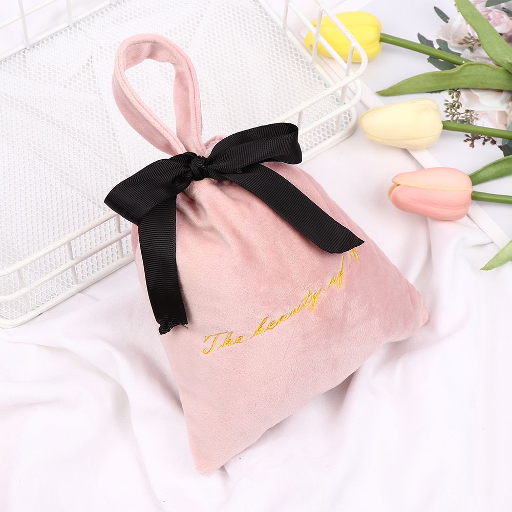 Túi Nhung Dây Rút Đựng Đồ Cầm Tay Chống Bụi Tái Sử Dụng Nhiều Màu Thời Trang Đa Ứng Dụng