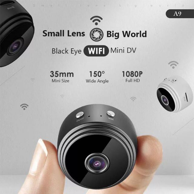 Camera mini wifi ip A9 Full HD 1080P - đèn hồng ngoại | BigBuy360 - bigbuy360.vn