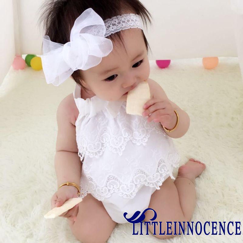 Bộ Bodysuit Một Mảnh Hình Hoa Dễ Thương Cho Bé