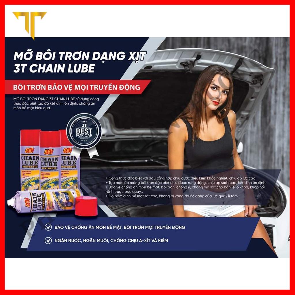 Chai xịt Mỡ bò bôi trơn sên xích không văng 500ml