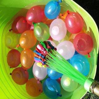 Bộ 3 chùm 111 bong bóng nước nhiều màu cho bé