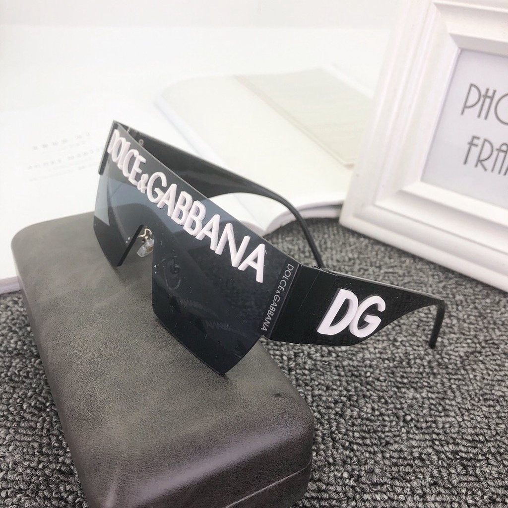 Kính râm phân cực chống tia UV in logo Dolce&Gabbana DG thời trang cho cặp đôiA