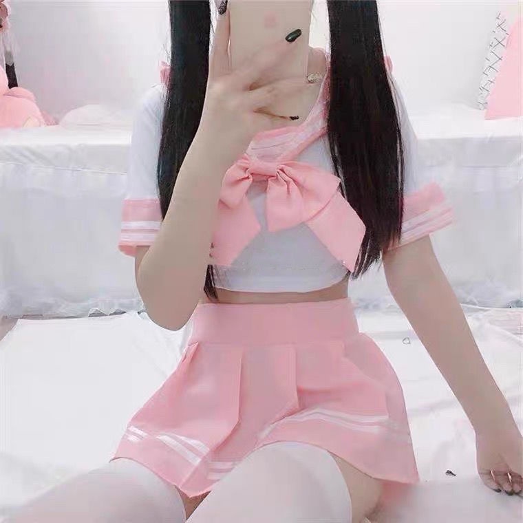 Bộ đồng phục học sinh kiểu thủy thủ dễ thương xinh xắn | BigBuy360 - bigbuy360.vn