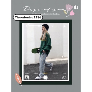 Áo len ulzzang dáng rộng phong cách trung-hàn cho nam nữ -kèm ảnh thật