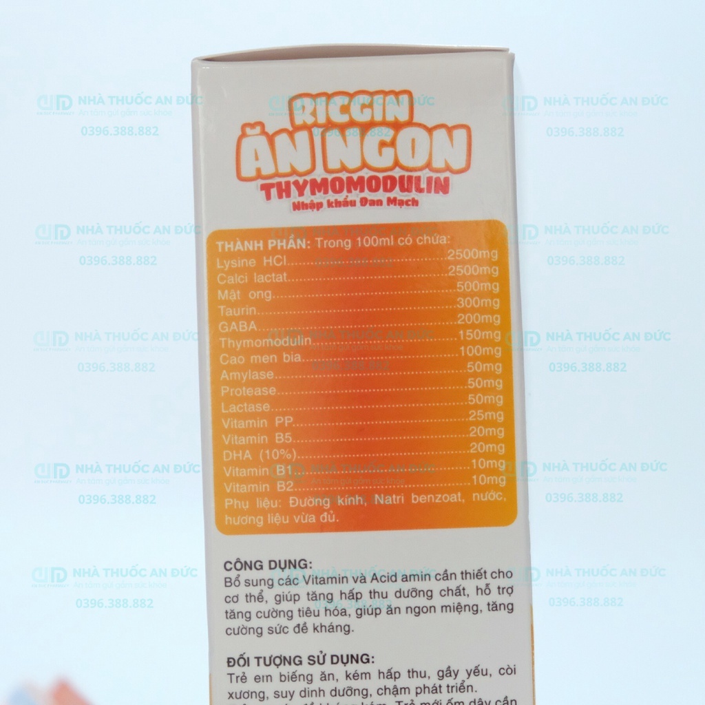 Ricgin ăn ngon hộp 20 ống - Nhà thuốc An Đức