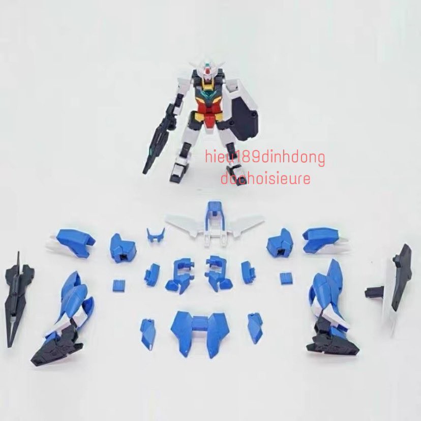 Lắp ráp gundam hg 1/144 earthree 001A