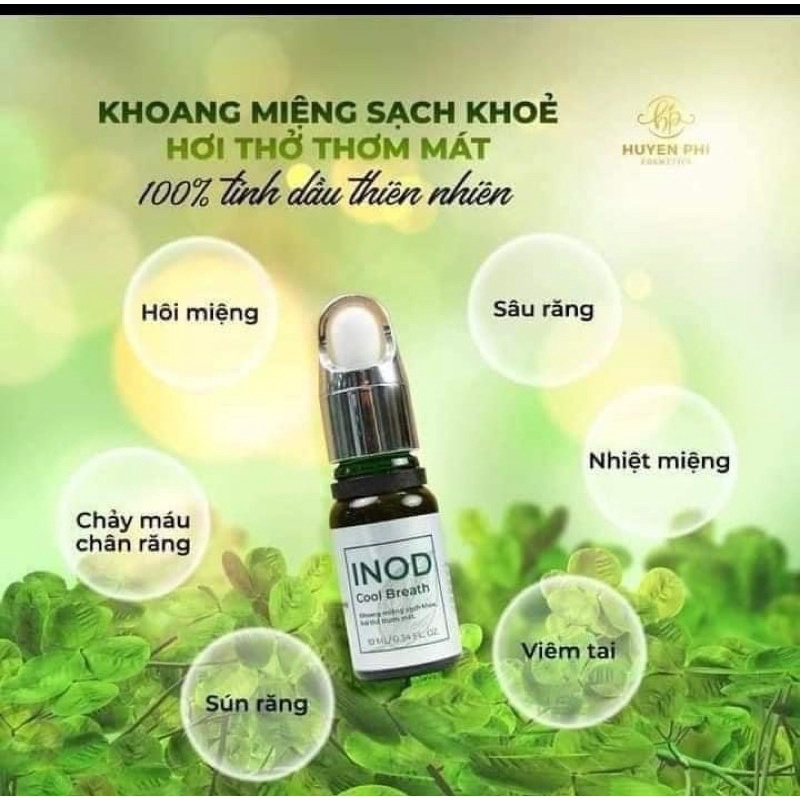 INOD Serum Hôi miệng Huyền Phi Cool Breath - Tinh dầu hôi miệng inod huyền phi 10ml