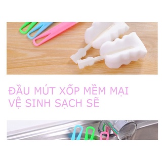 Cây bọt biển cọ rửa ly bình sữa , chai lọ