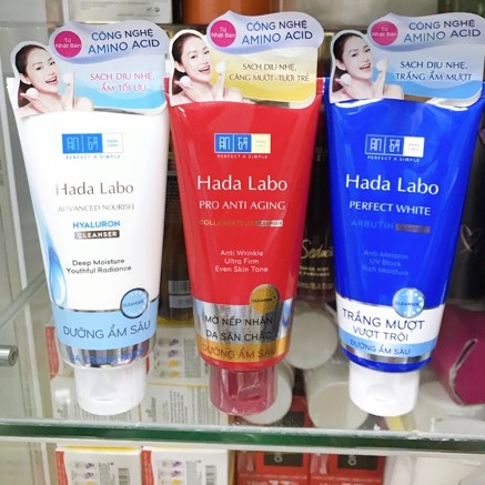 sữa rửa mặt Hada Labo Perfect White Arbutin Cleanser 80g