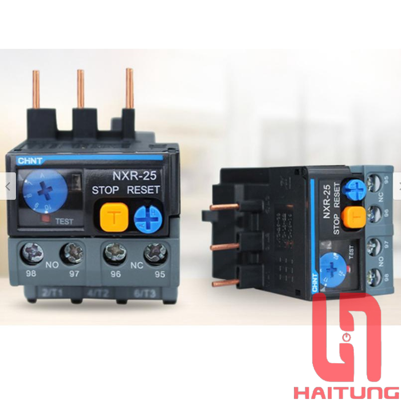 ĐUÔI NHIỆT NXR-25 1-1.6A/1.25-2A/1.6A-2.5A/2.5-4A/4-6A/5.5-8A...17-25A. RỜ-LE DÙNG CHO KHỞI ĐỘNG TỪ CHINT NXC-06~NXC-25