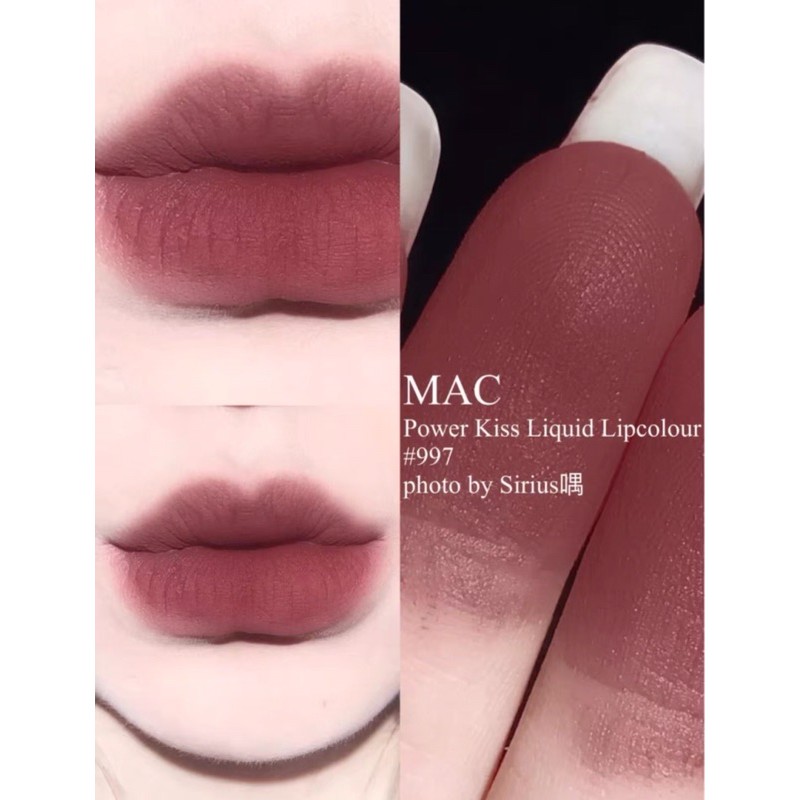 [BILL US] Son kem lì Mac Powder Kiss Liquid Lipcolour - Over The Taupe 997