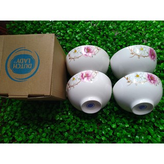 Hàng KM CGHL_Bộ 4 chén Sứ Có Hoa Văn