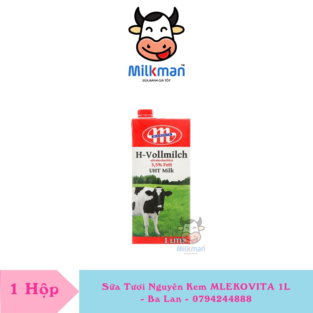 1 Hộp Sữa Tươi Ba Lan MLEKOVITA 1L - Sữa nhập Ba Lan thumbnail