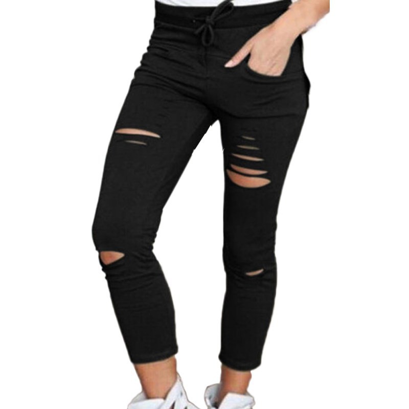 FREESHIP ĐƠN 99K_ Quần legging phối rách thời trang cá tính cho nữ | BigBuy360 - bigbuy360.vn