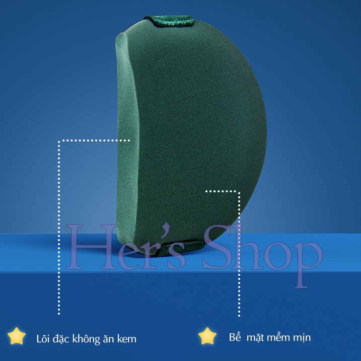 Bông Mút Trang Điểm Hình Tròn Dẹt Tán Kem Nền Phấn Nước BB Air Cushion - Phấn Phủ Trang Điểm Powder Puff