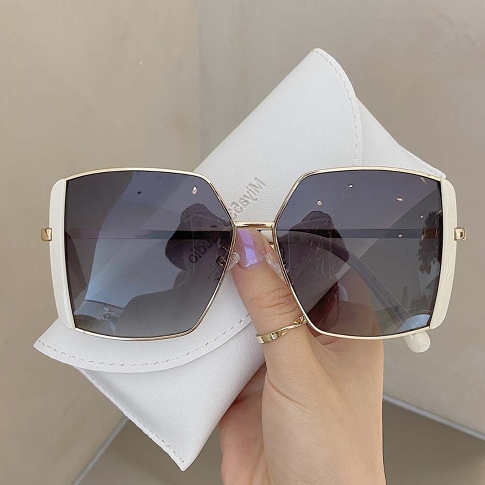 Kính mát gọng vuông phong cách hip hop thời trang cho nữ