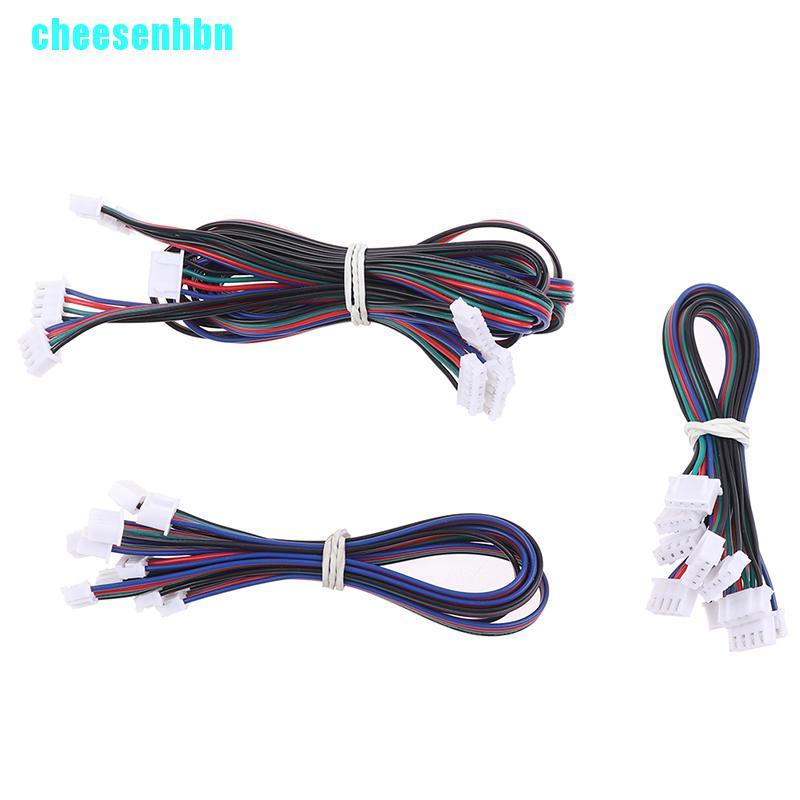 Set 5 Dây Cáp Động Cơ Bước 4pin Sang 6pin Xh2.54 Cho Máy In 3d