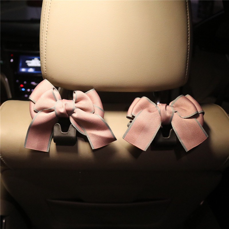 Móc treo đồ sau ghế xe ô tô - Móc treo đồ xe hơi hình nơ