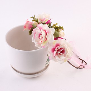 Vòng hoa đội đầu cho mẹ & bé kiểu Boho