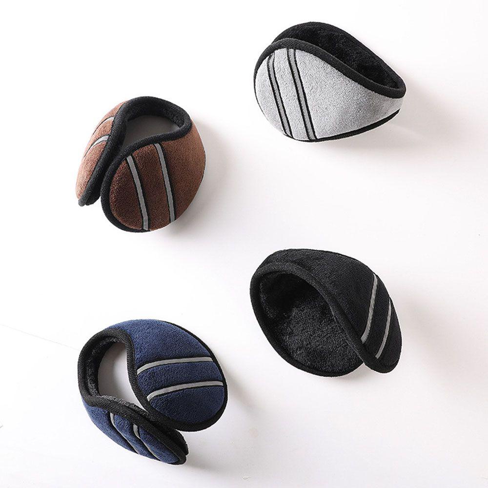 Chụp Tai Giữ Ấm Dày Dặn Màu Trơn Phản Quang Sự Bảo Vệ