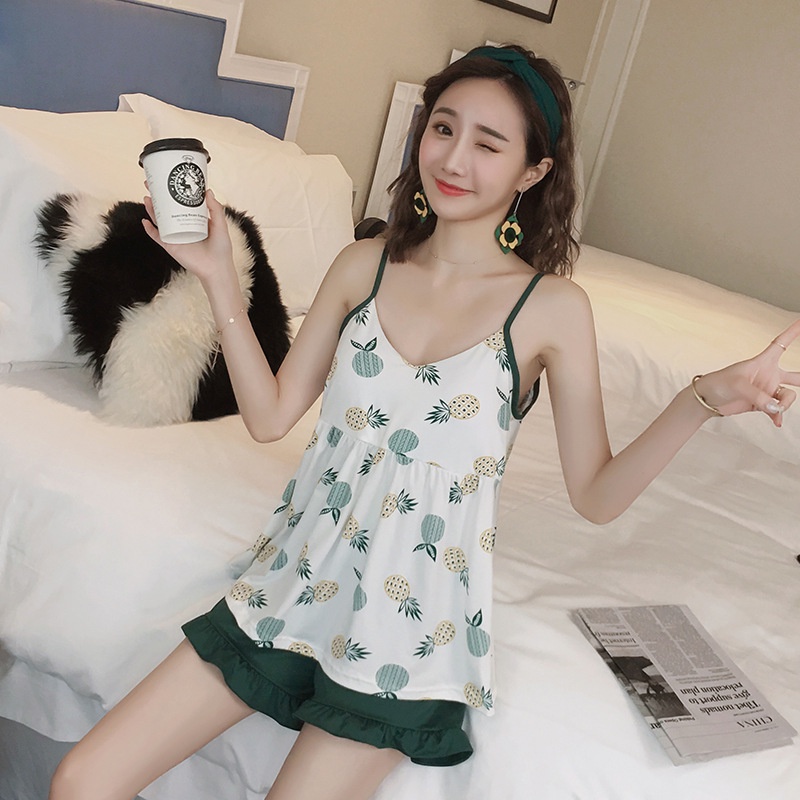 Bộ đồ ngủ, đồ mặc nhà xinh xắn, dễ mặc, mát mẻ mùa hè Vn30