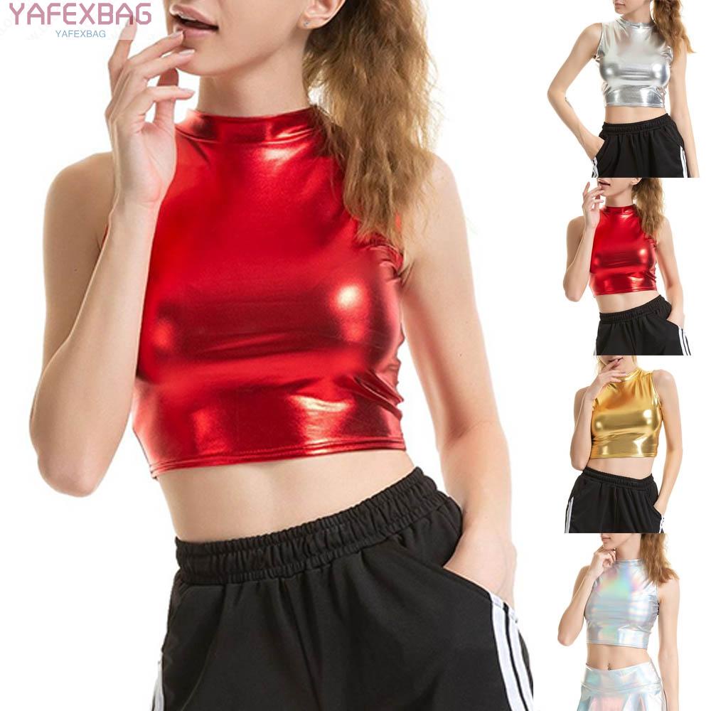 Blouse Bustier Vest Cool Style Crop Top Dance Club Performance Costume