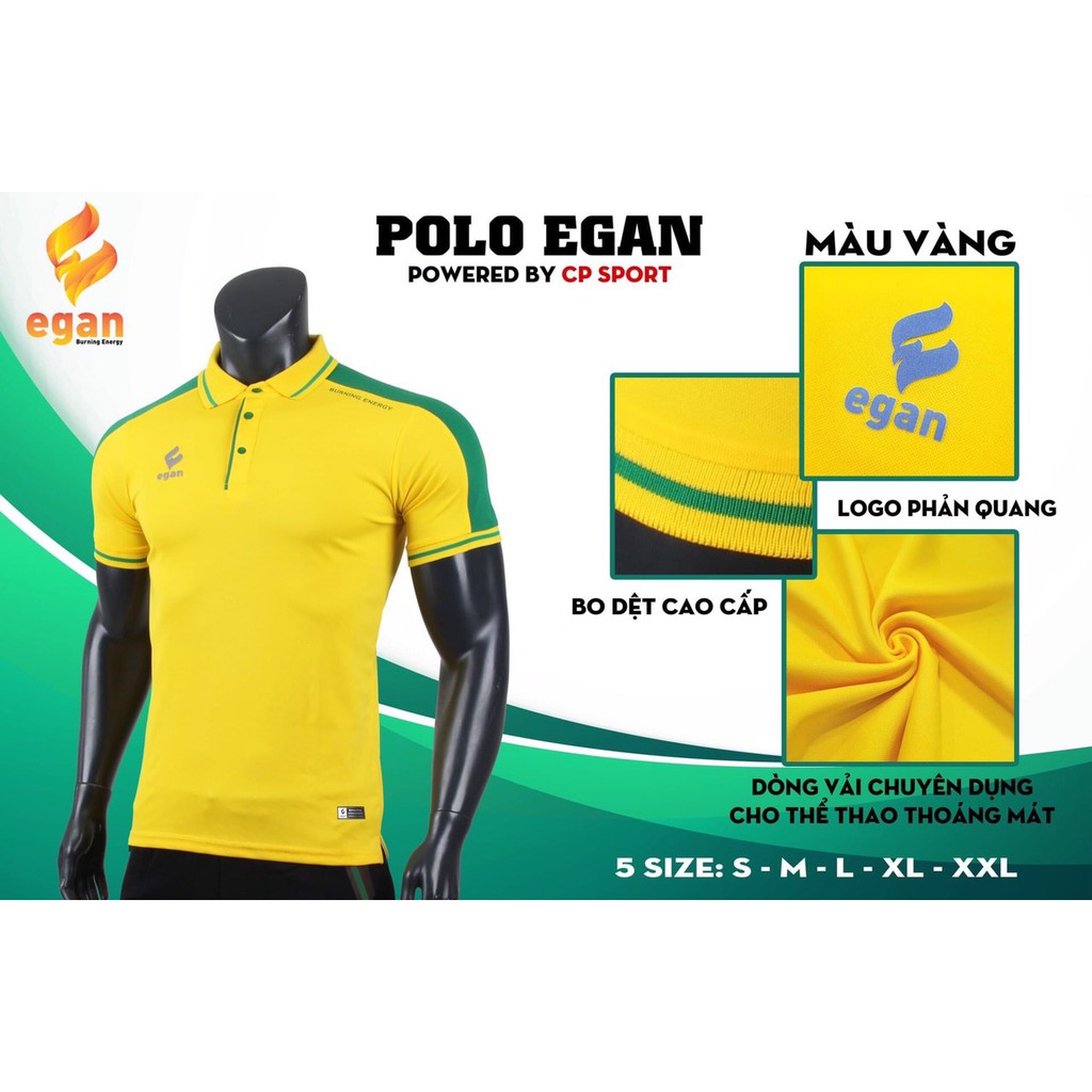 ÁO NGẮN TAY CÓ CỔ NAM, ÁO PHÔNG NAM, ÁO THỂ THAO NAM, ÁO POLO NAM  EGAN 2019  ĐỦ MÀU