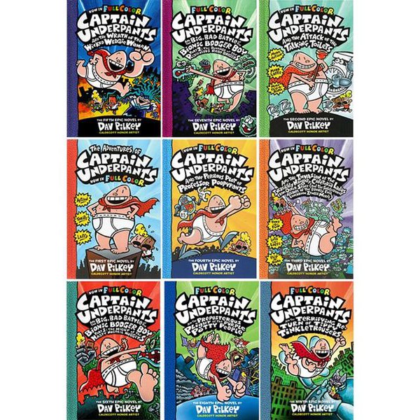 Original - FULL 9C  - CAPTAIN UNDERPANTS (COLOR SET)