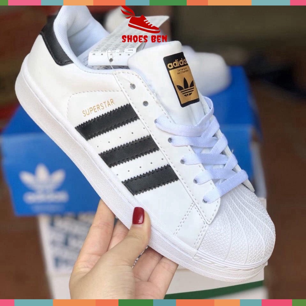 Giày Thể Thao Adidas Nam Nữ Vỏ Sò Full Box Bill