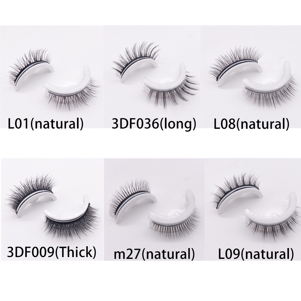 [Hàng mới về] Cặp lông mi giả cong 3D tự nhiên có thể tái sử dụng