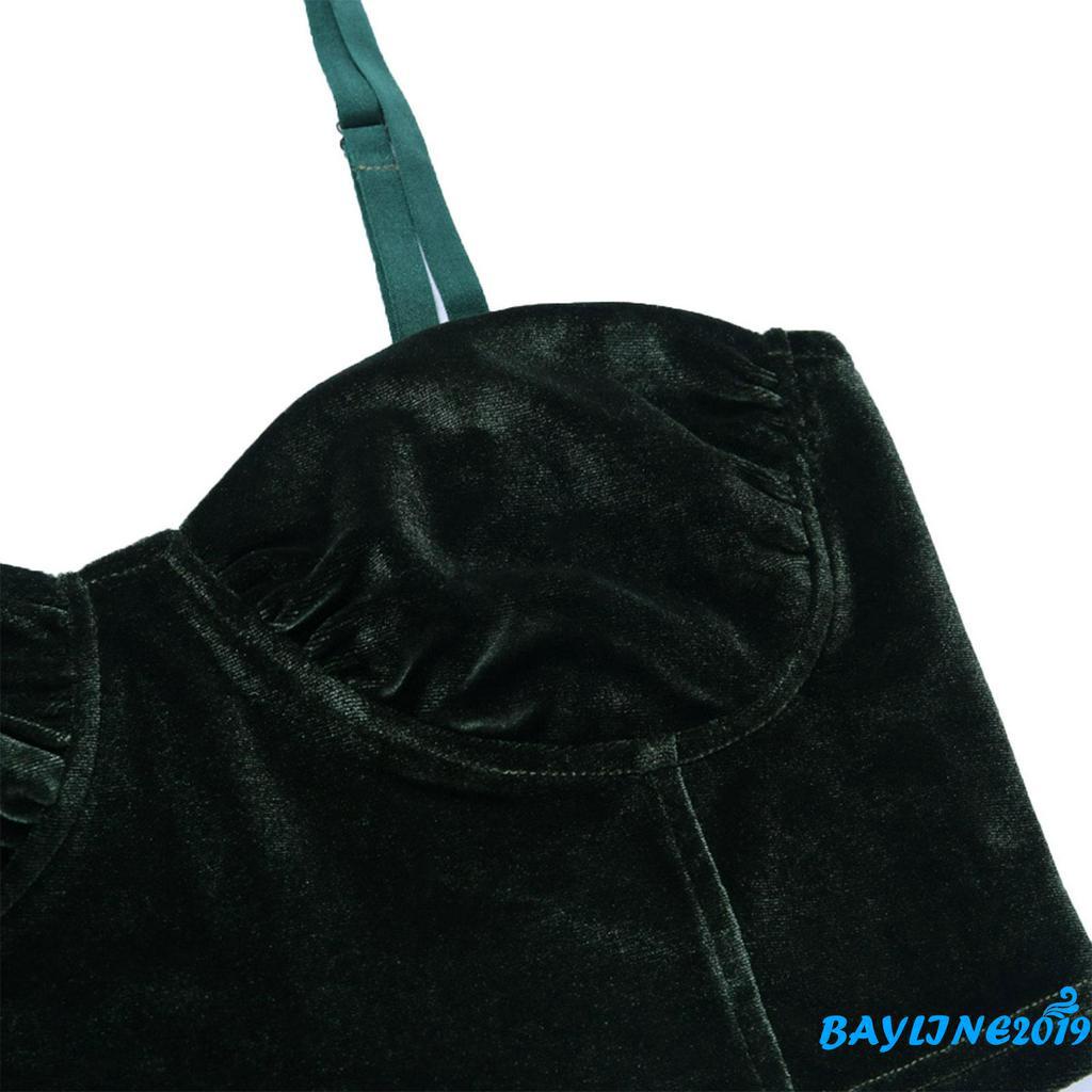 Áo hai dây dáng ngắn quyến rũ cho nữ