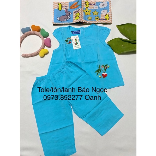 bộ tole/tone/lanh Bảo Ngọc bé gái như ảnh