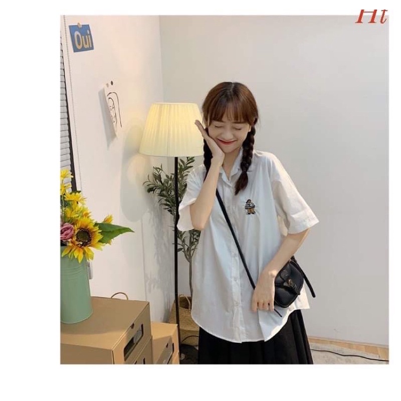 Áo sơ mi gấu nhỏ HT12