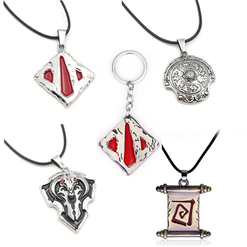 Vòng cổ Mặt Tròn In LOGO Game Dota2 Dota 2